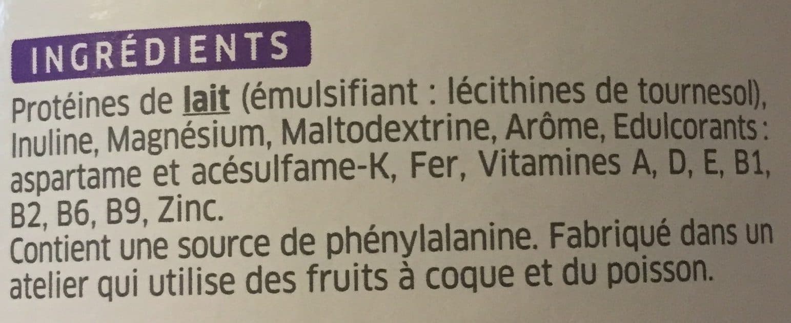 Milical Milical Pur Protéines Vanille packshot