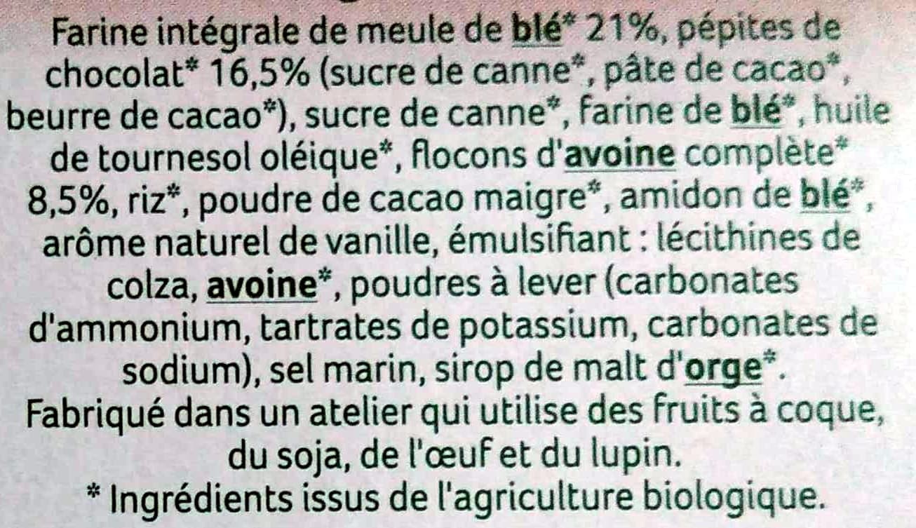 Céréal Bio 4 Sablés Bio Chocolat Noir Intense packshot