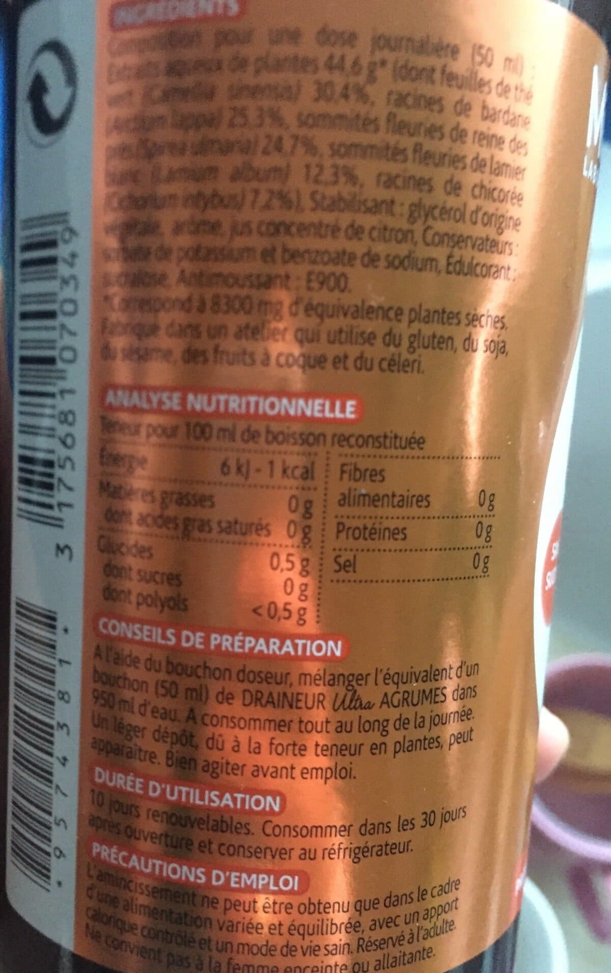 Milical Draineur ultra packshot