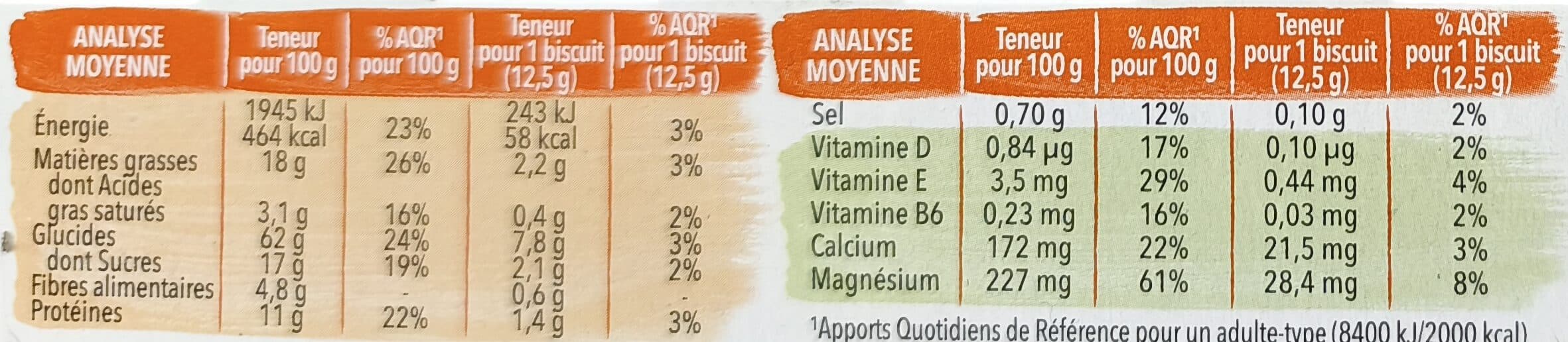Gerblé Biscuit chocolat saveur amande packshot