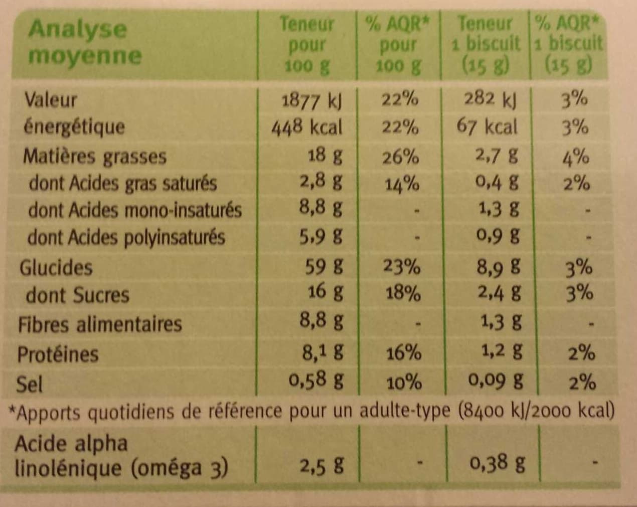 Gerblé Croquant Avoine Chocolat packshot