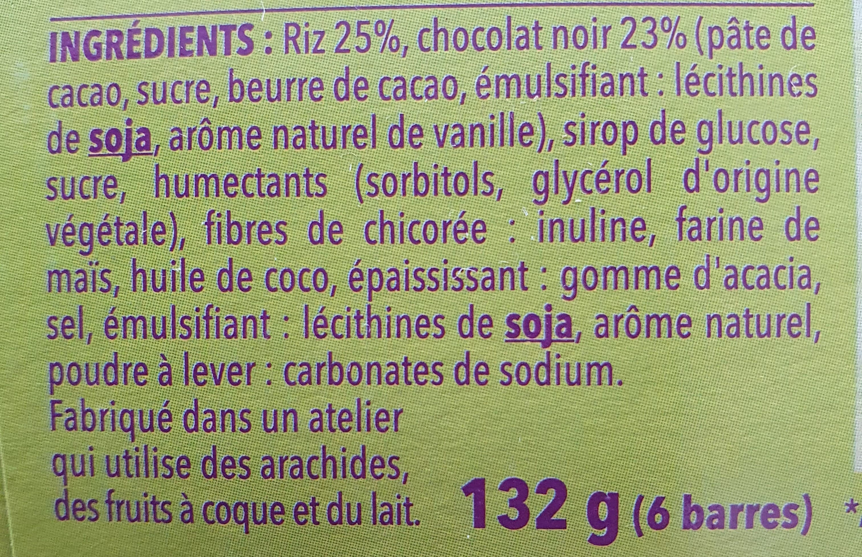 Gerblé Barres céréalières saveur CHOCOLAT packshot