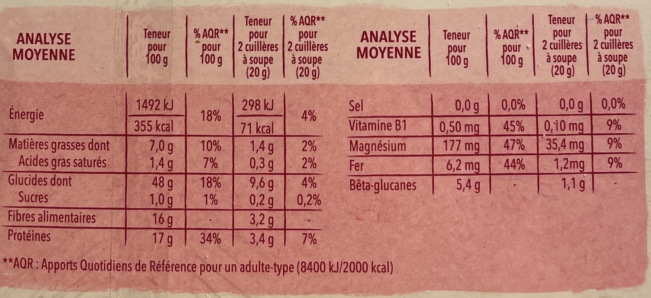 Gerblé Son d'avoine à saupoudrer packshot