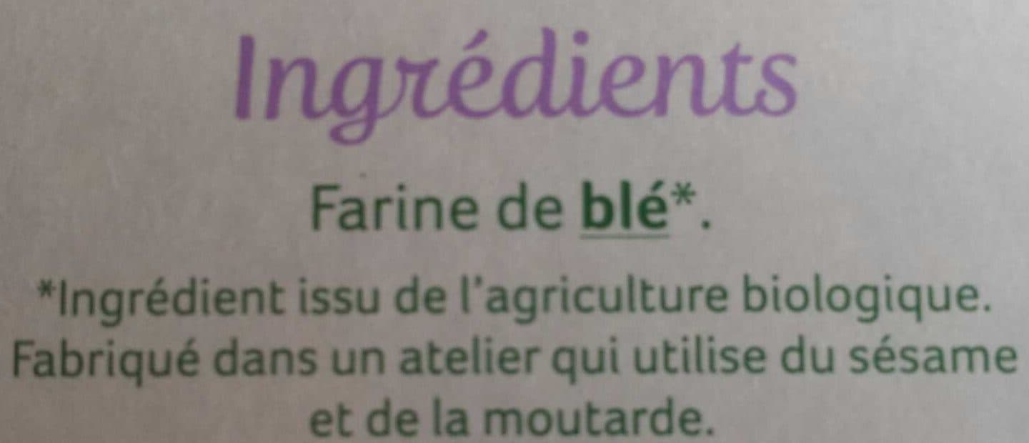 Céréal Bio Pain Azyme au Froment packshot
