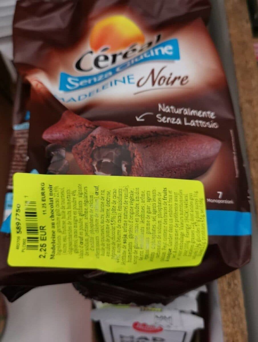 Cèrèal Madeleine Noire Senza Glutine Cèrèal packshot