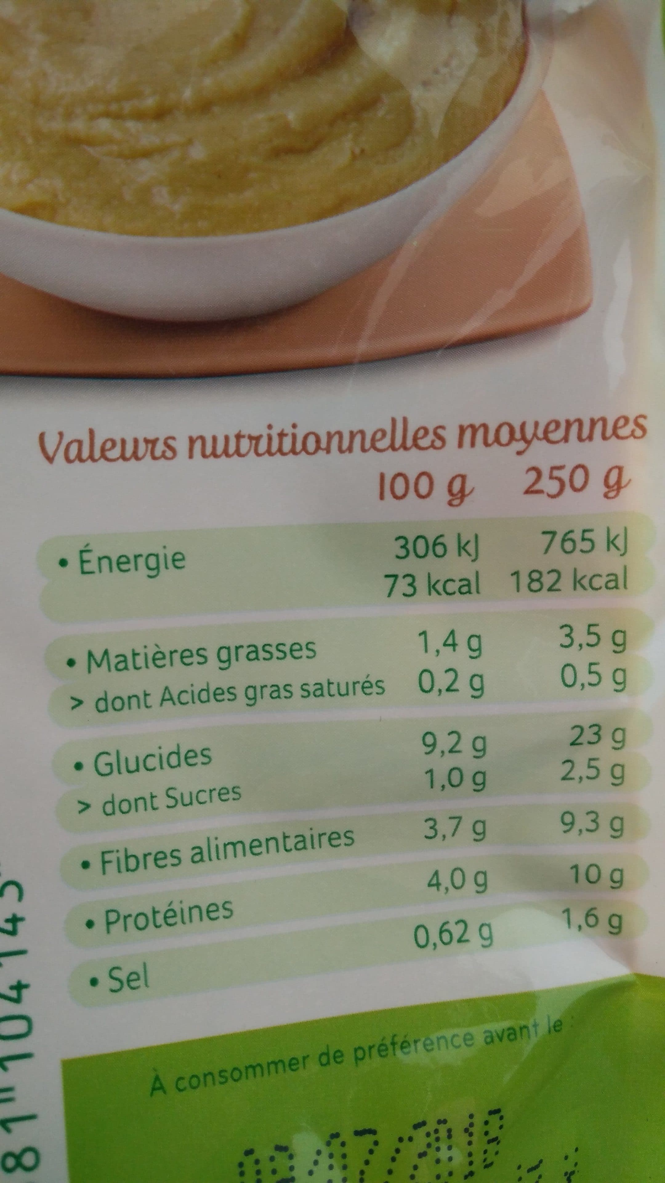 Céréal Bio Puree de pois casses packshot