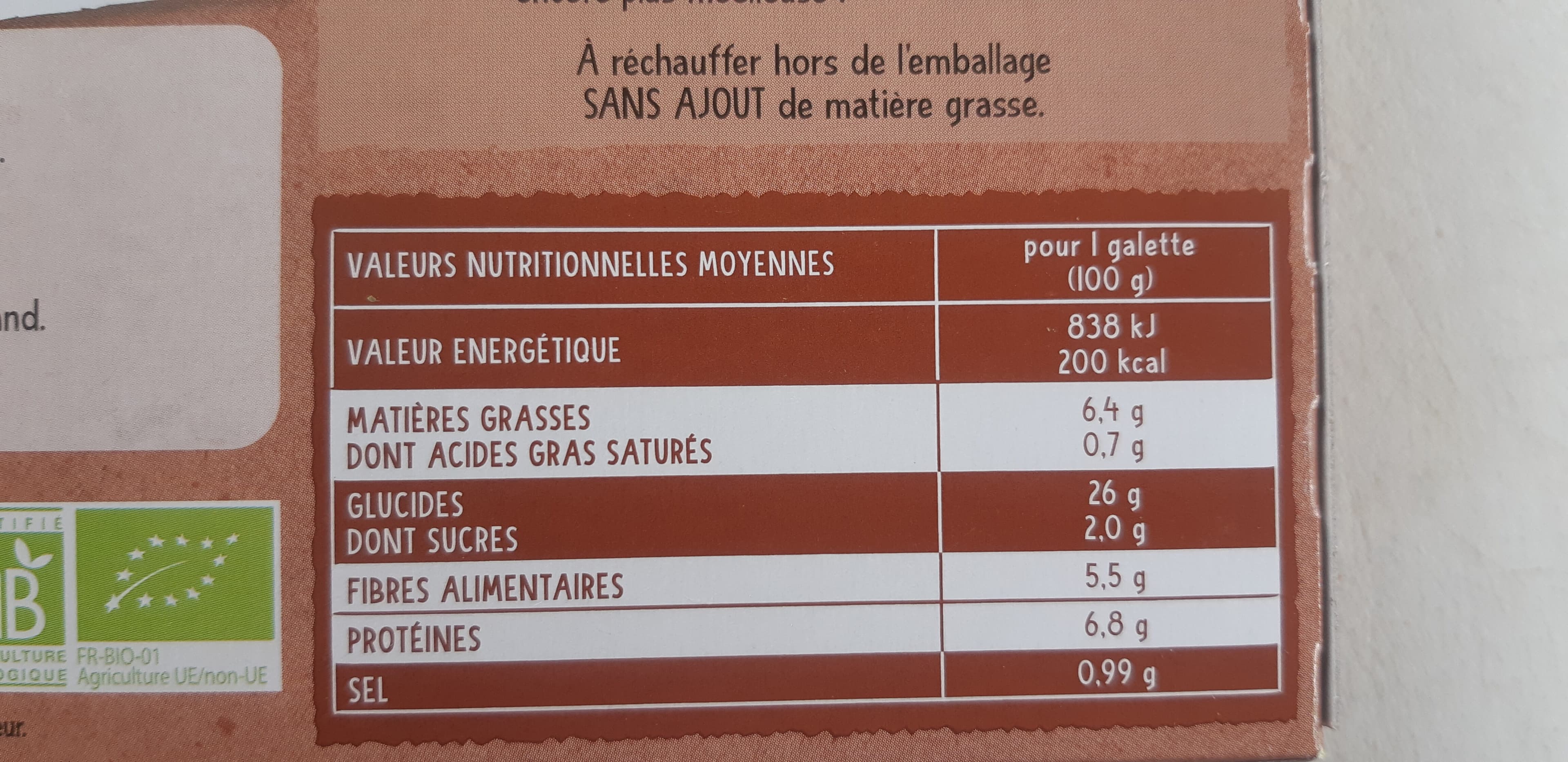Céréal Bio Les galettes BOULGOUR DE RIZ &LENTILLES LEGUMES & COLOMBO packshot