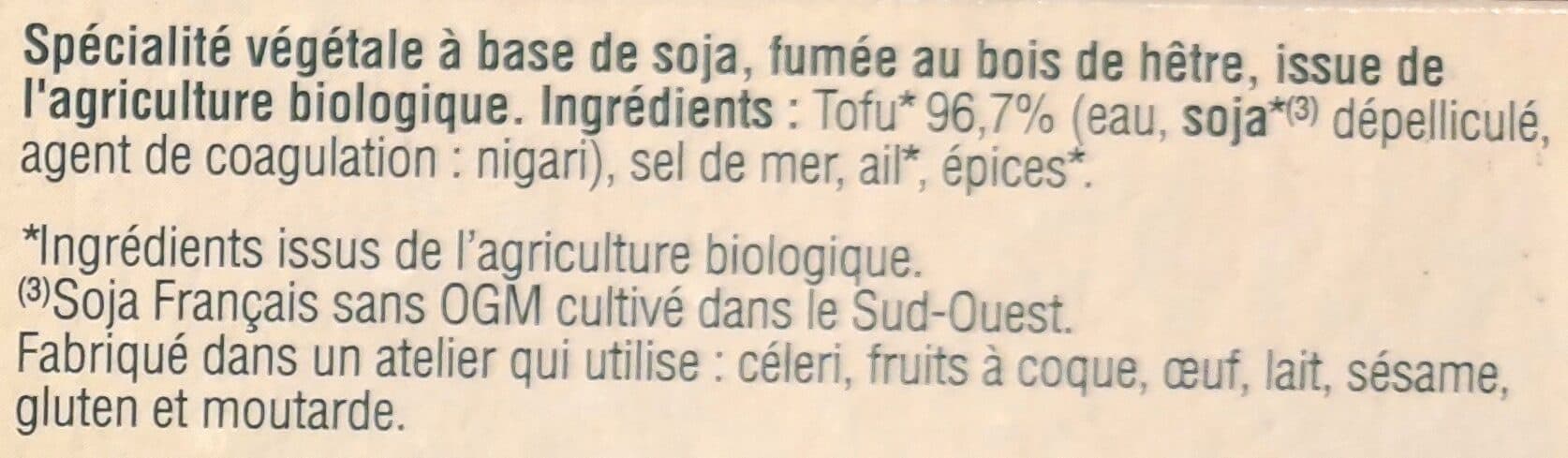 Céréal Bio Tofu fumé packshot