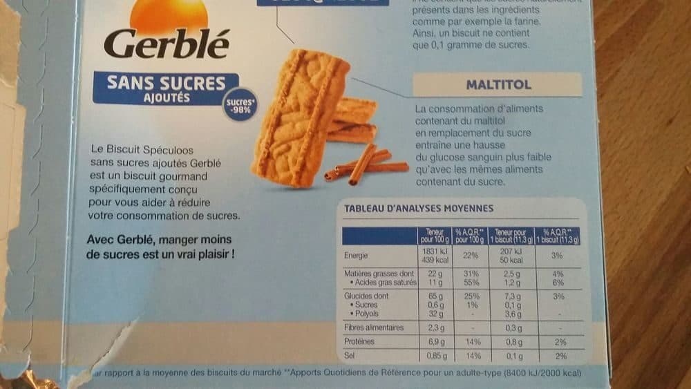 Gerblé Spéculoos packshot