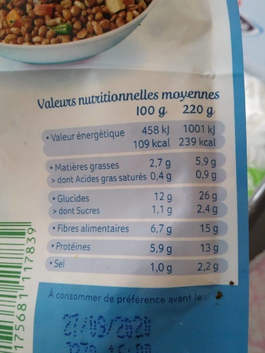 Céréal Bio Lentilles et épeautre packshot