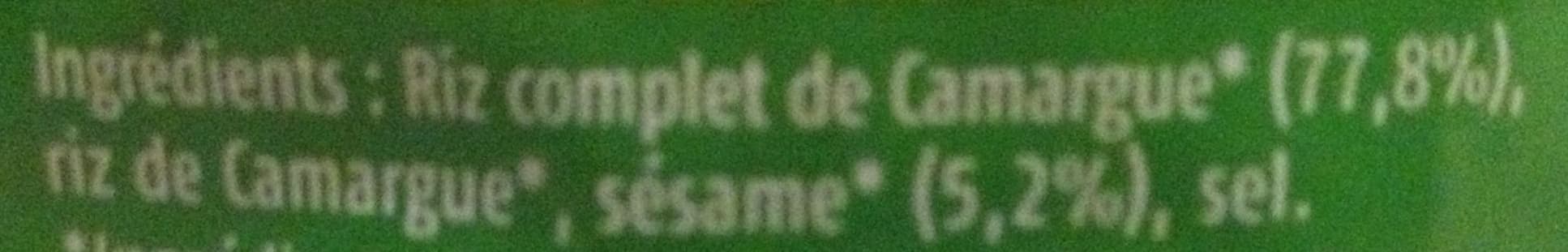 Cereal bio Galettes Riz complet de Camargue au sésame packshot