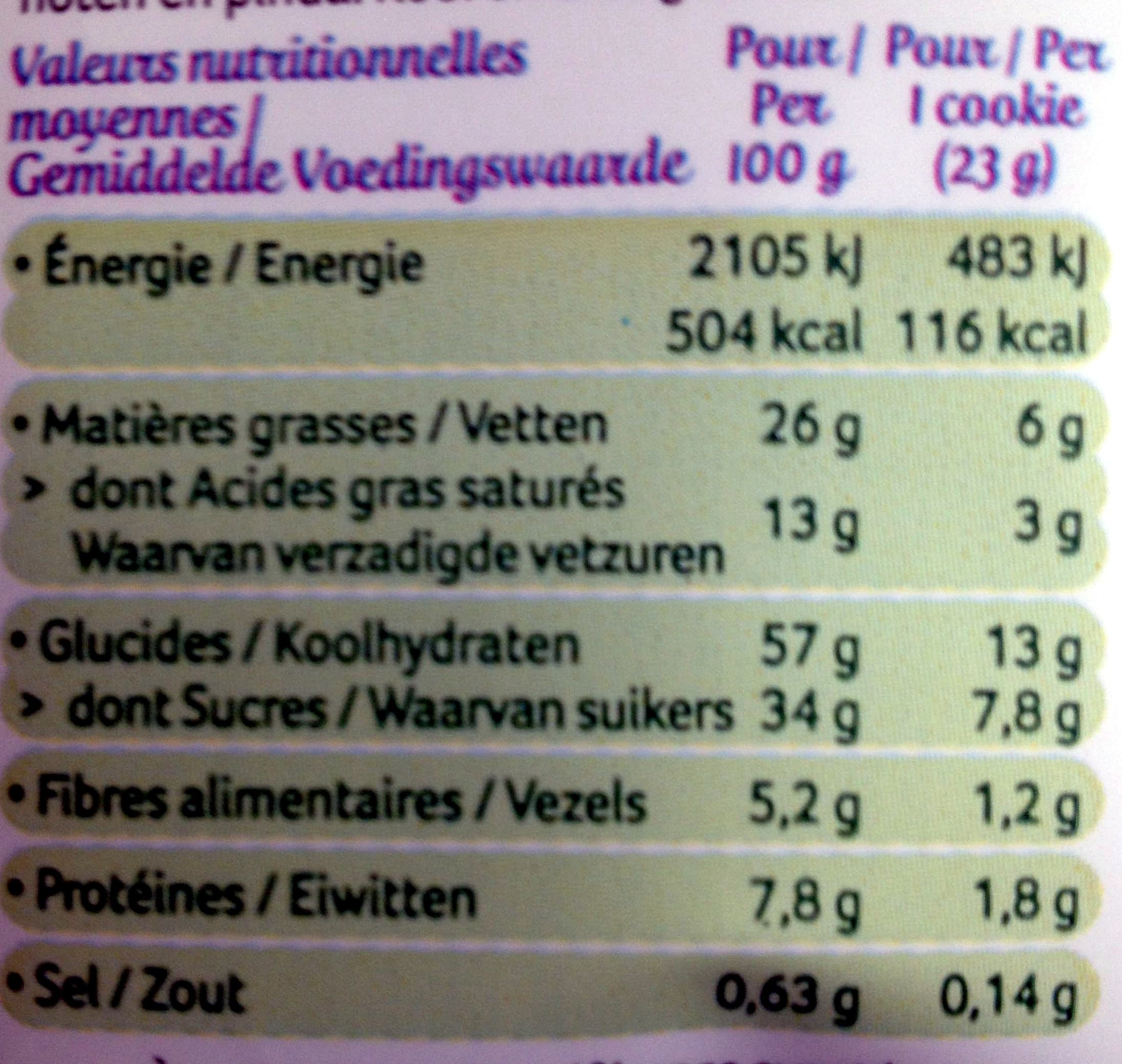 céréal bio maxi cookies gros chunks de chocolat au lait et noisettes packshot
