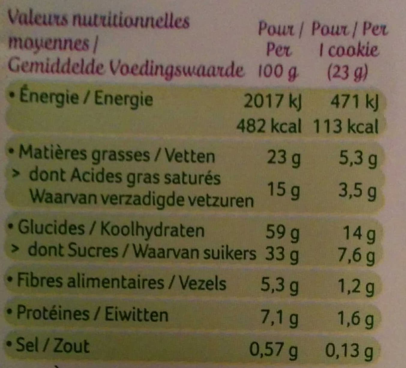 Céréal Bio Maxi cookies packshot
