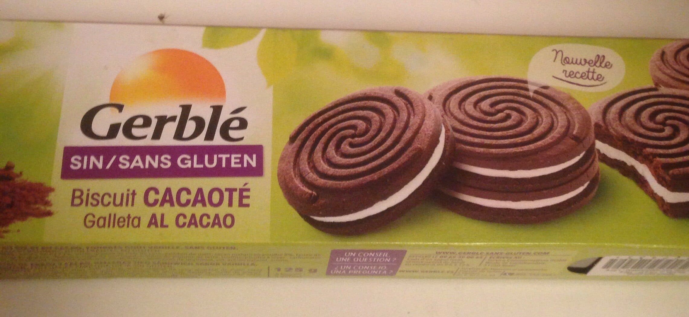 Gerblé Biscuit cacaoté sans gluten packshot