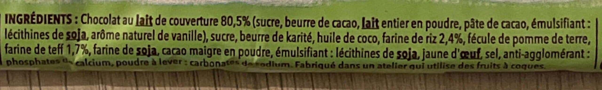 Gerblé Barres Chocolat Farines De Riz Et De Teff packshot