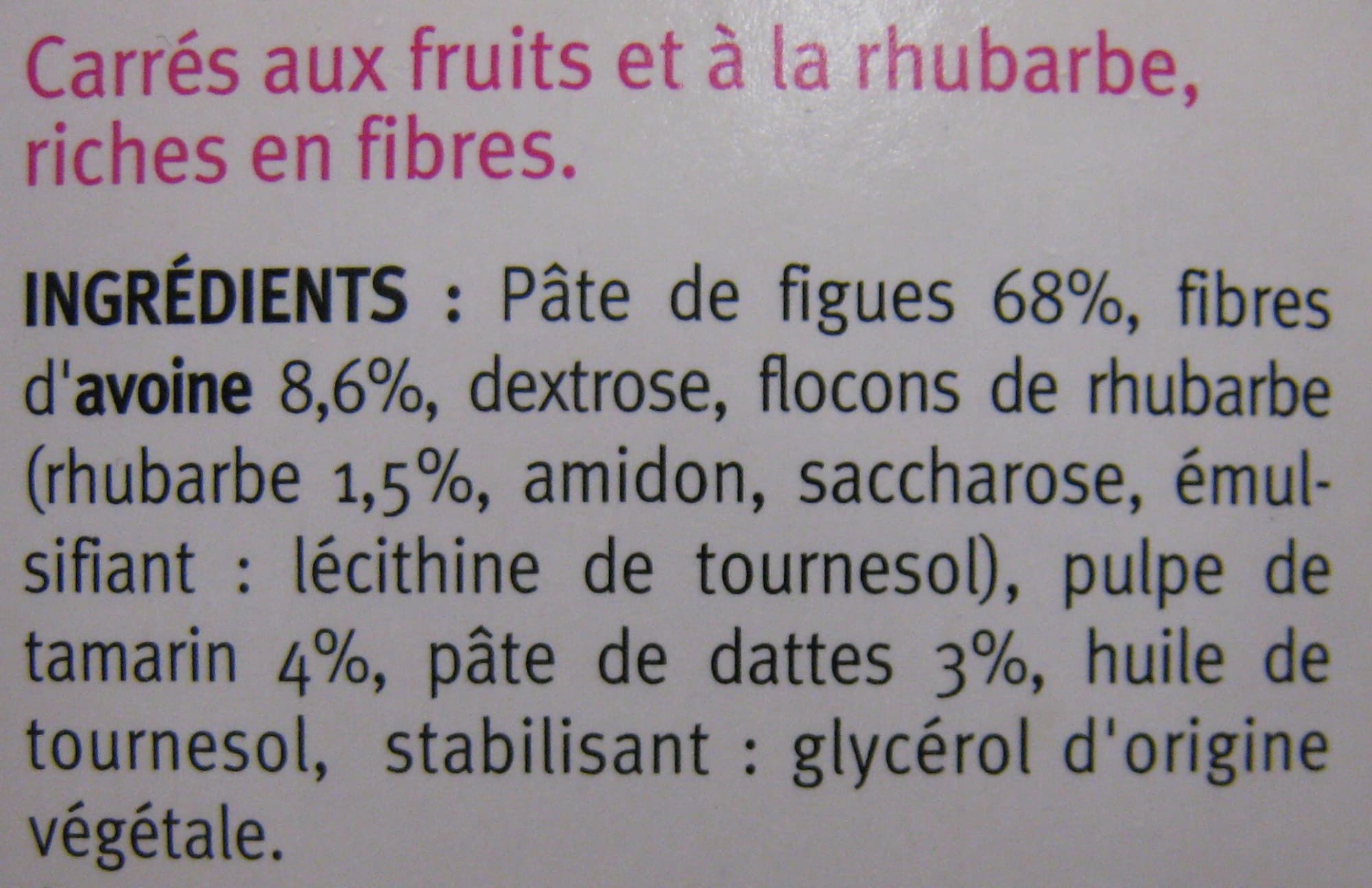 Gerblé Carrés fibre aux 3 fruits Gerblé packshot