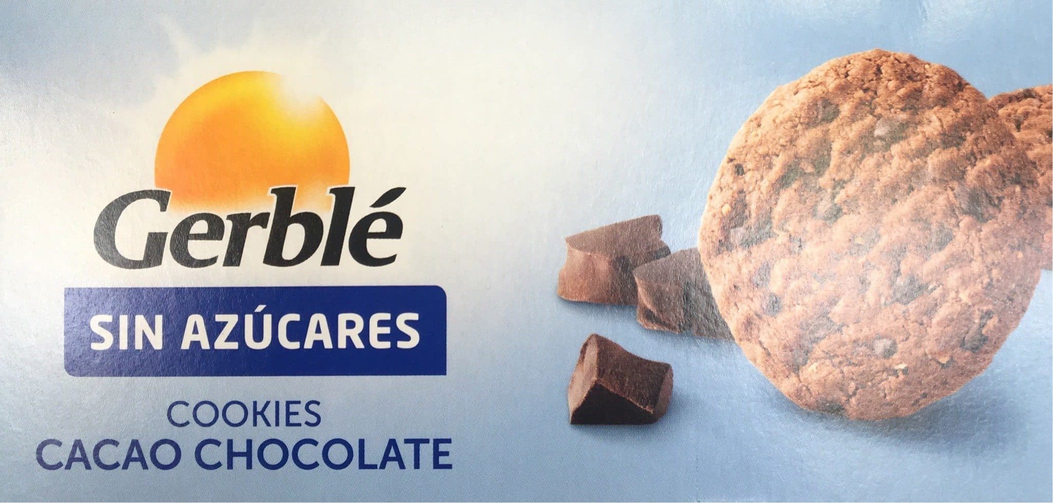Gerblé Cookies cacao chocolate packshot