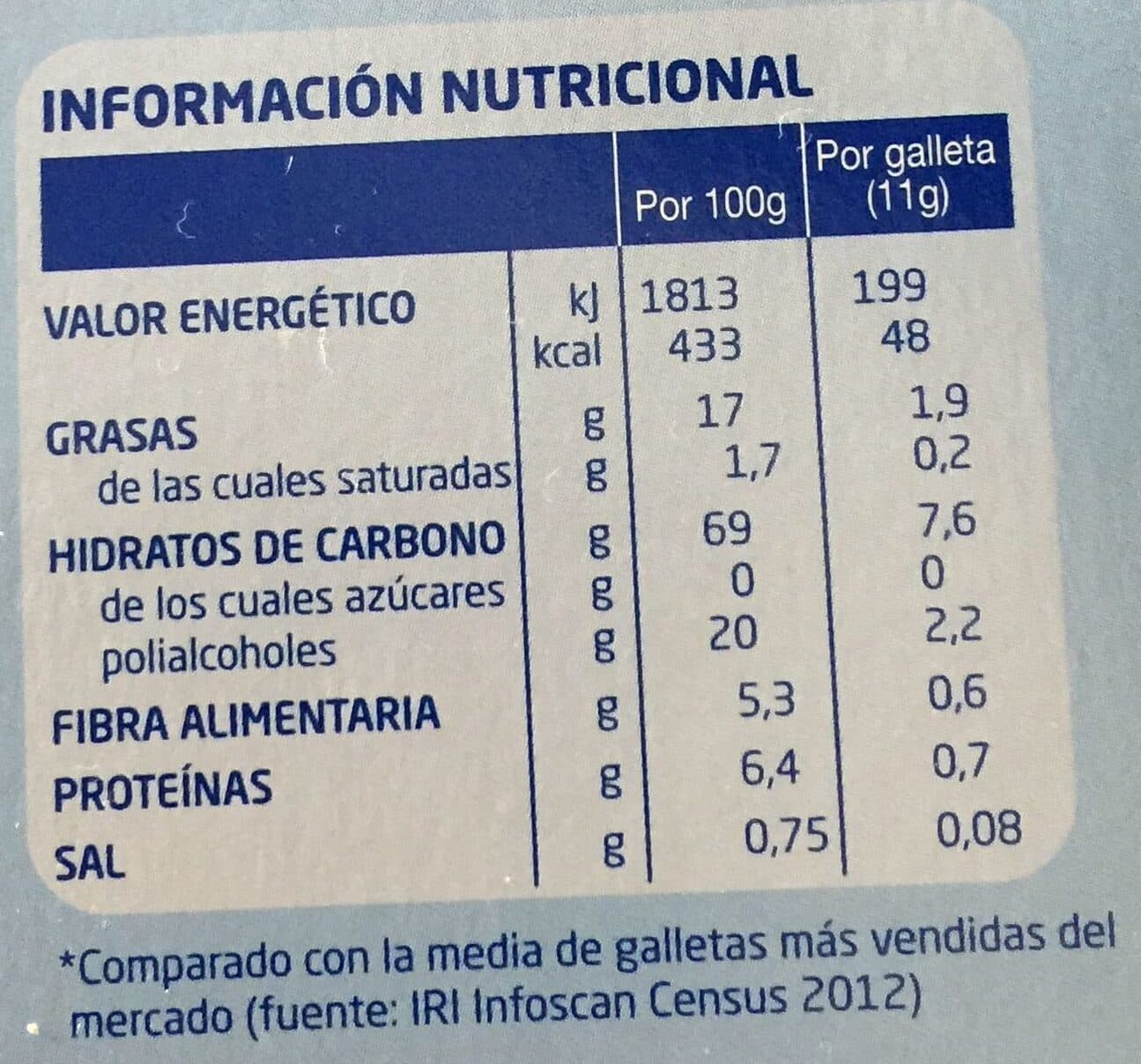 Gerblé Galletas sésamo sabor vainilla sin azúcares packshot