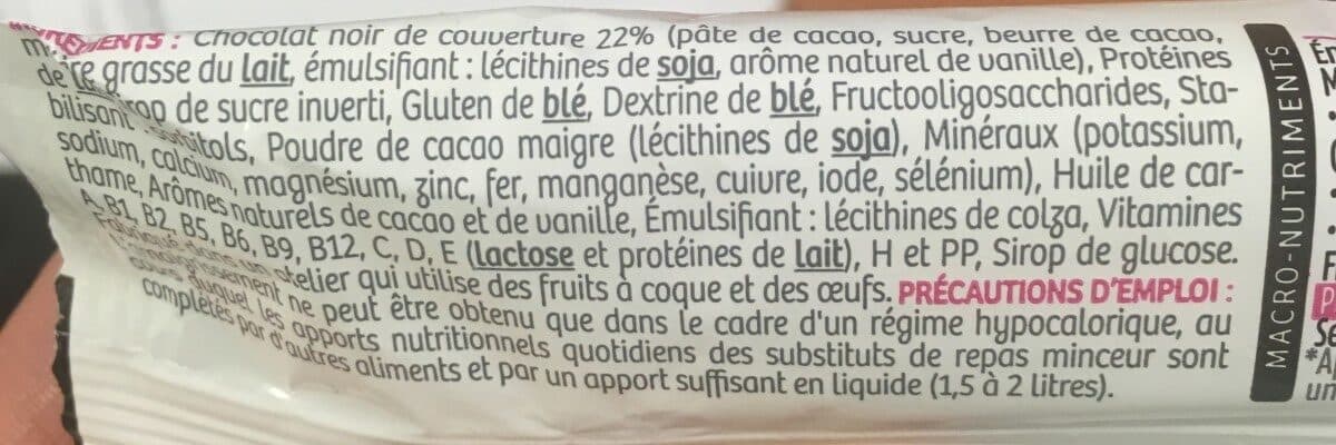 Milical Milical Go Repas Minceur, 2 Barres Chocolat Noir packshot
