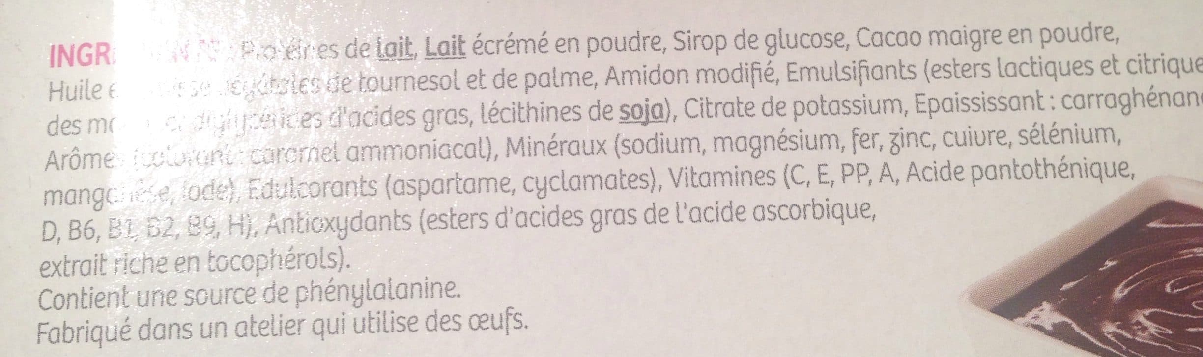 Milical Go Crème Chocolat 4 Sachets packshot