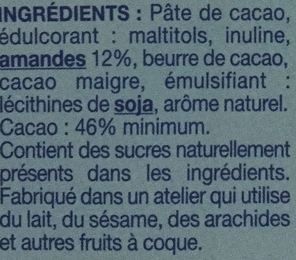 Gerblé Chocolat extra noir amande packshot