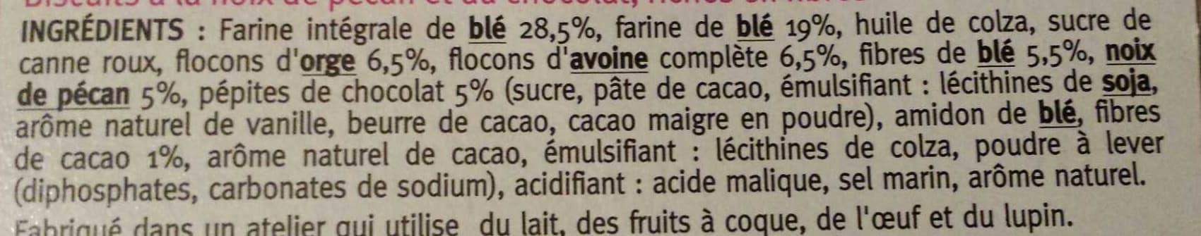 Gerblé Crousti'fibres chocolat pécan packshot