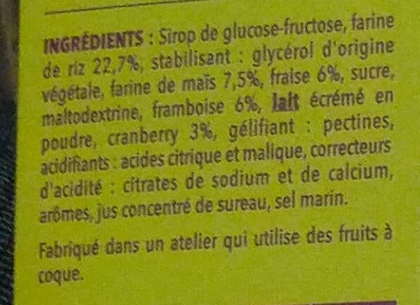 Gerblé Crousti'pause fruits rouges packshot