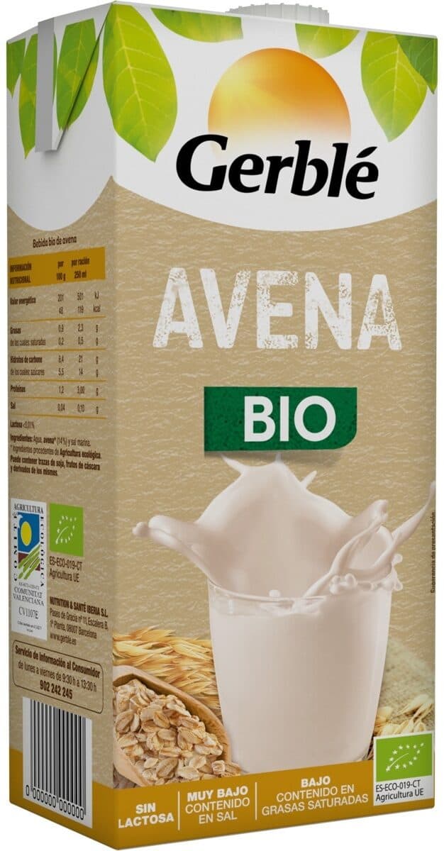 Gerblé Lait d'avoine bio packshot