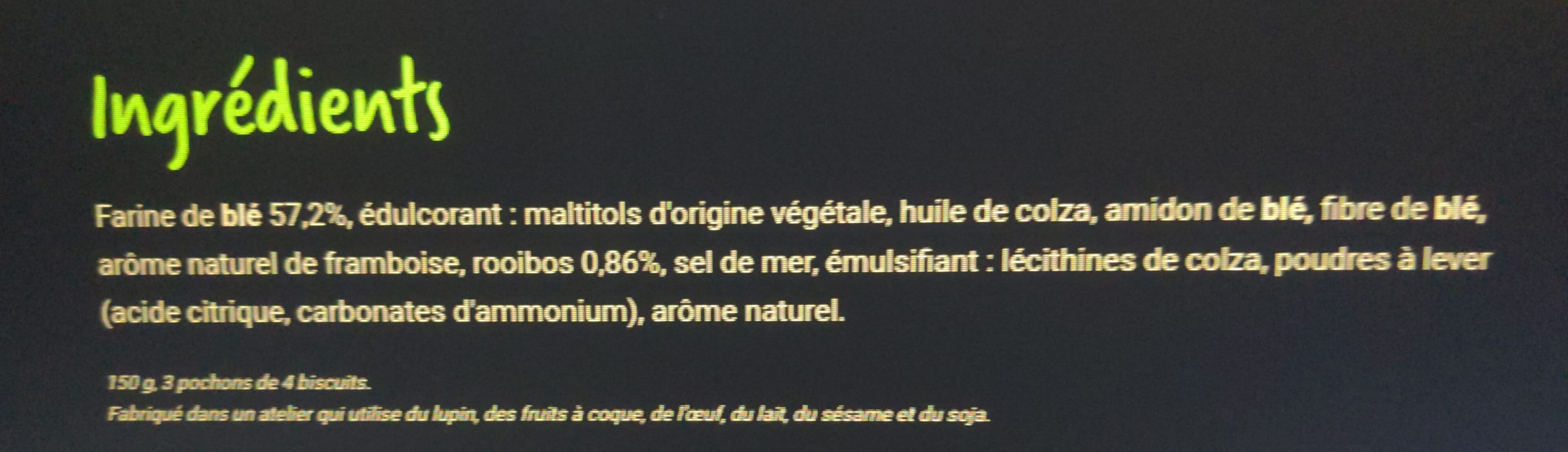 Gerblé Sablés Framboise Rooibos packshot