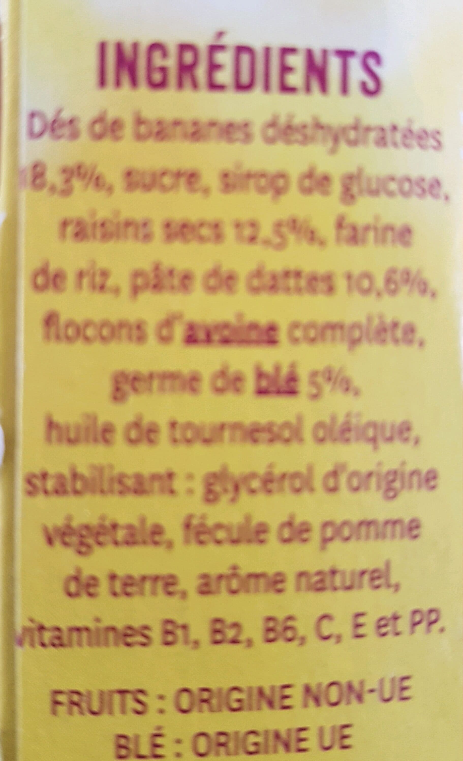 Gerblé Barres banane Gerblé Sport packshot