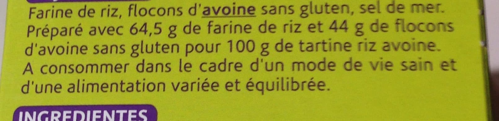 Gerblé Tartine avoine packshot