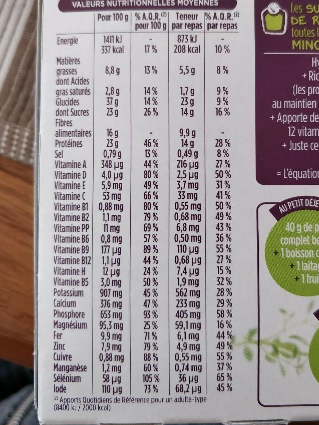 Gerlinéa Mon repas vanille noisette packshot