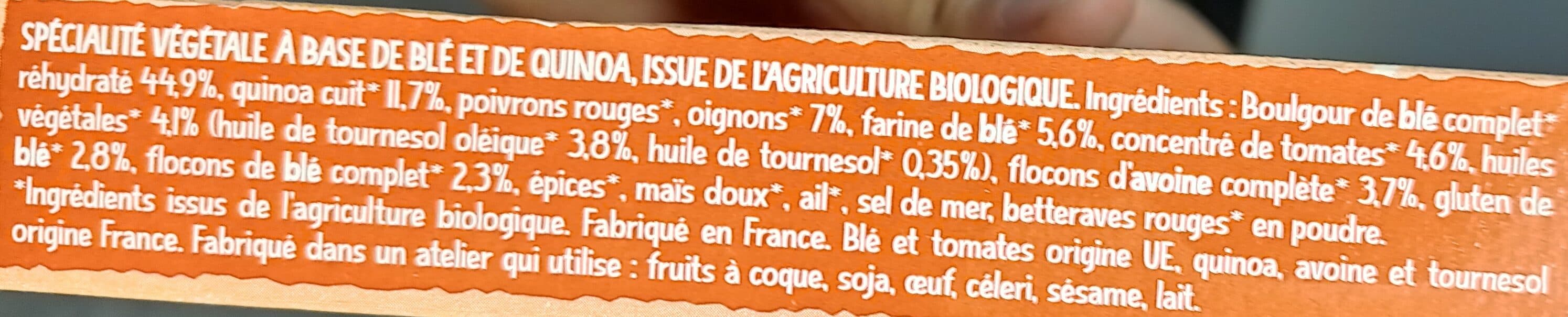 Céréal bio Galettes céréales Quinoa, Tomates packshot