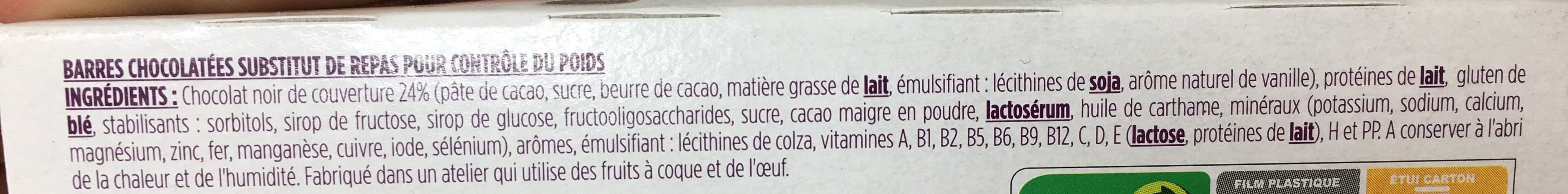Gerlinéa Gerlinéa Mon Repas Repas minceur complet barres chocolat packshot