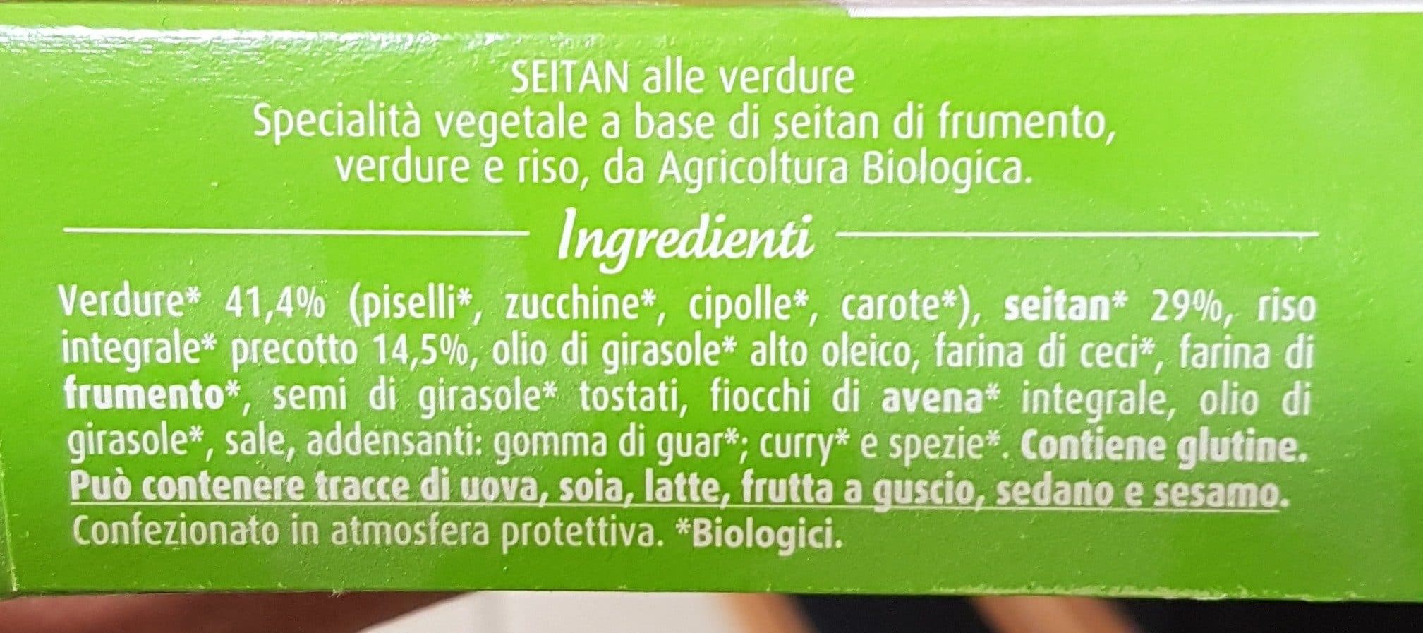 Céreal Bio Seitan con verdure packshot