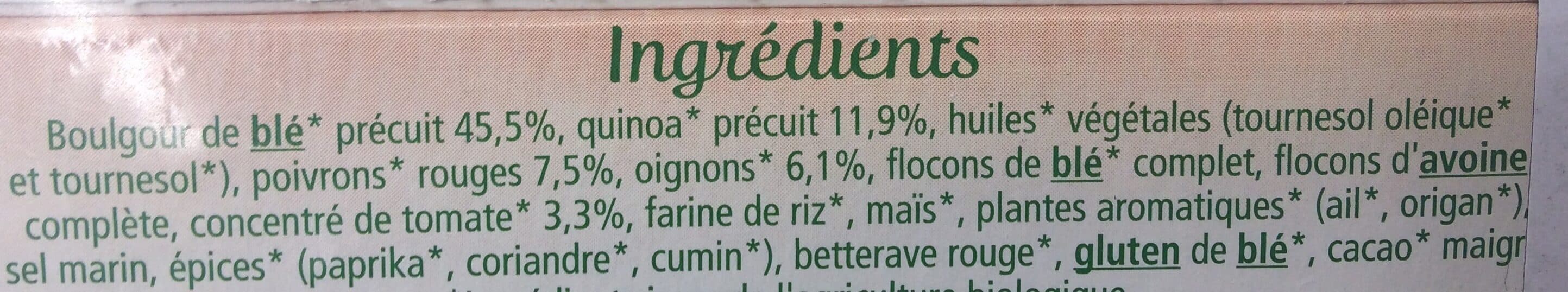 Cereal Bio Céréal bio Galettes quinoa & boulghour à la tomate BIO packshot