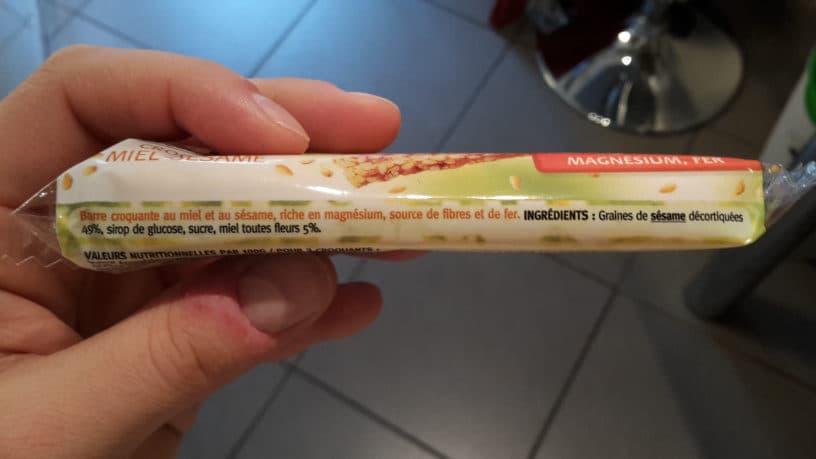 Gerblé Croquant Miel Sésame packshot