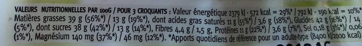 Gerblé Croquant Sésame Chocolat packshot