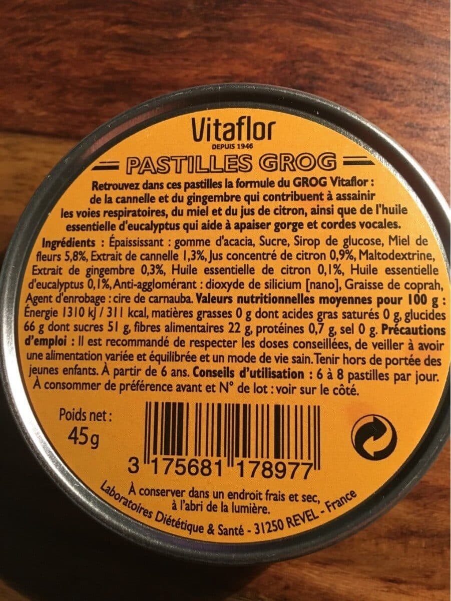 Vitaflor Pastilles à base de miel packshot