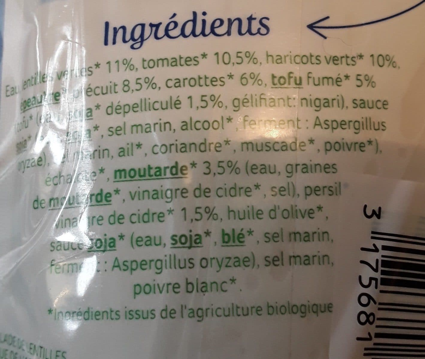 Céréal Bio Salade Lentilles & Epeautre packshot