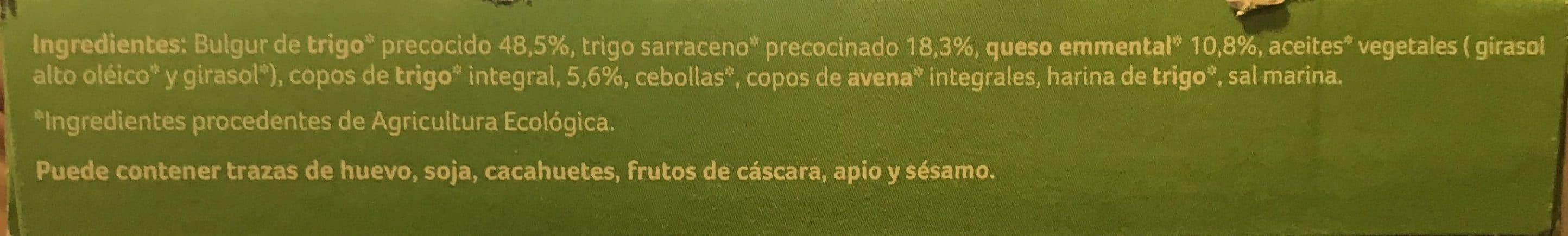 Céréal Bio Hamburguesa bio de bulgur, trigo sarraceno t queso emmental packshot