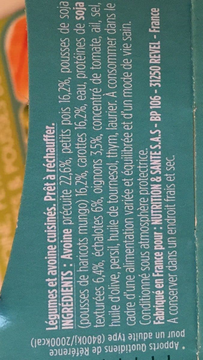 Gerlinea Gerlinea avoine petits pouds carotte packshot