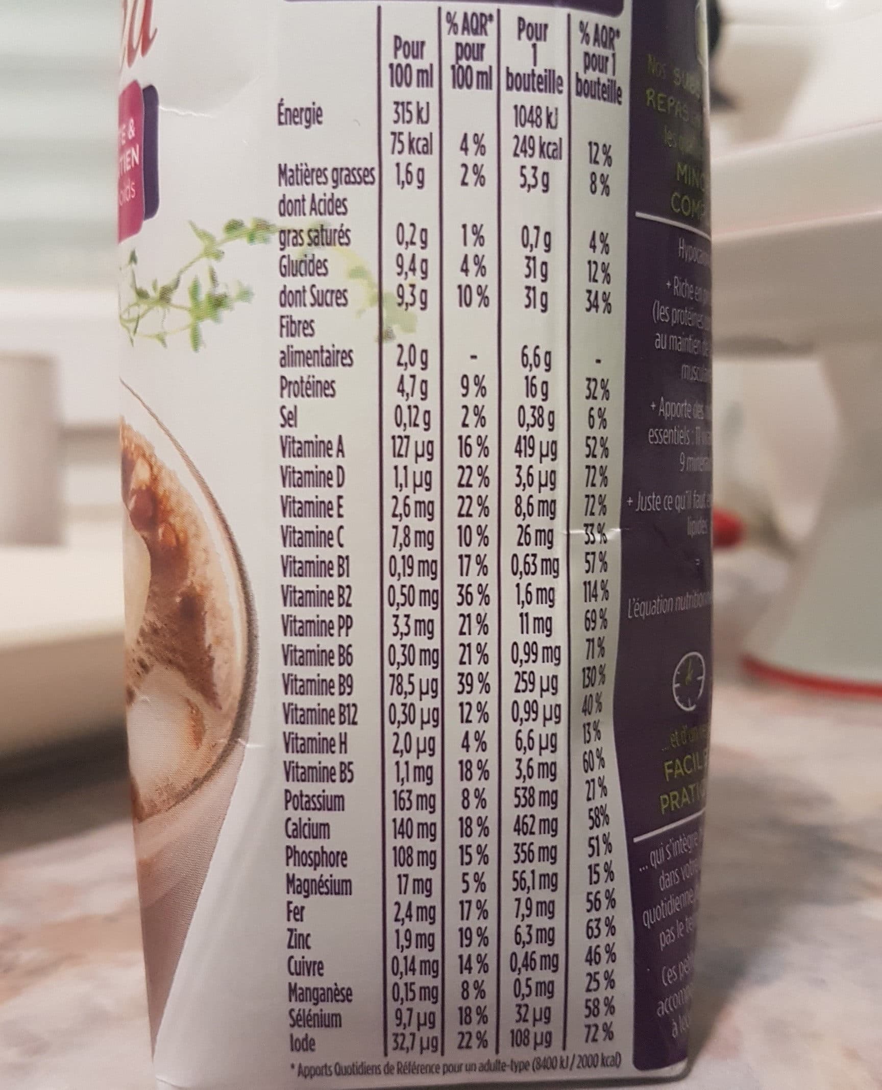 Gerlinéa Repas complet saveur café frappé packshot