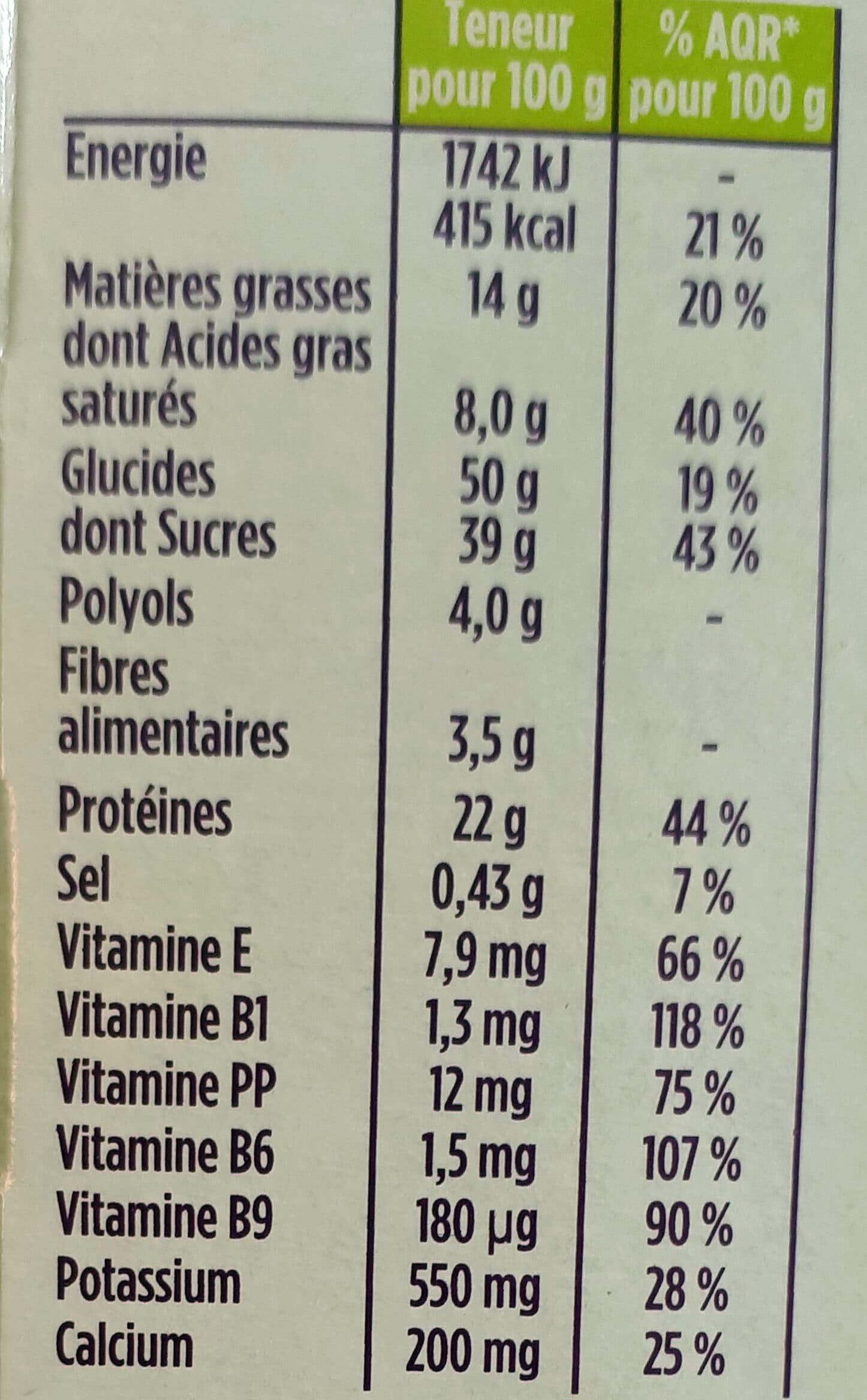 Gerlinéa Barre Chocolat orange packshot