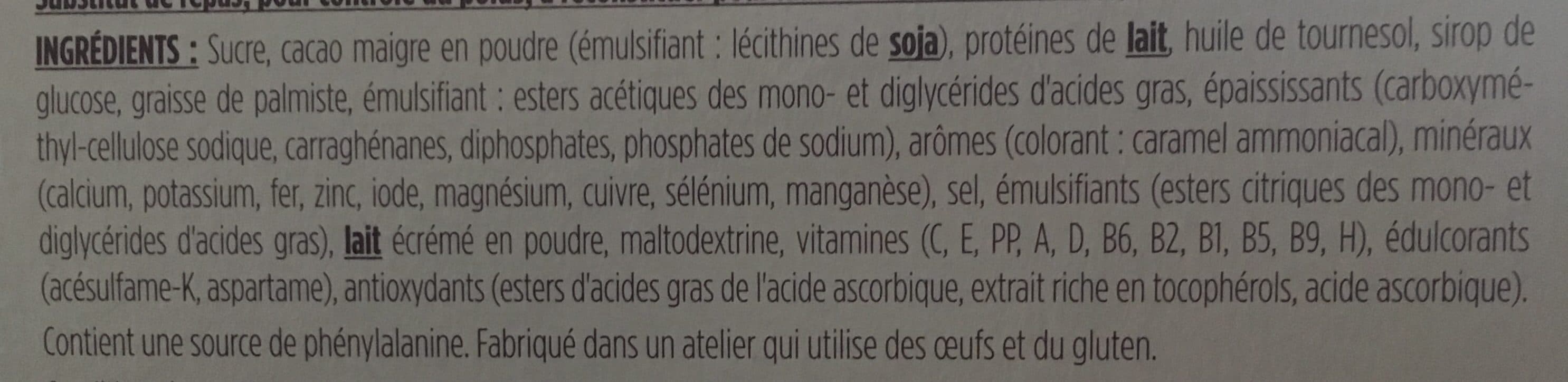 Gerlinéa Milk Shake saveur Chocolat packshot