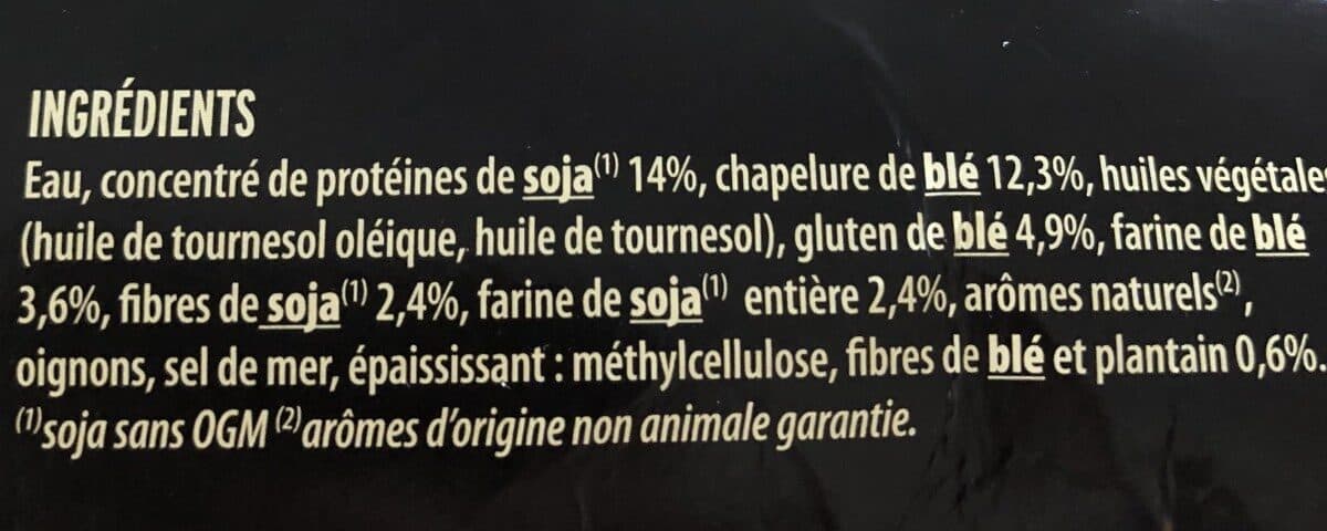 Céréal Grill végétal - Escalopes soja & blé packshot