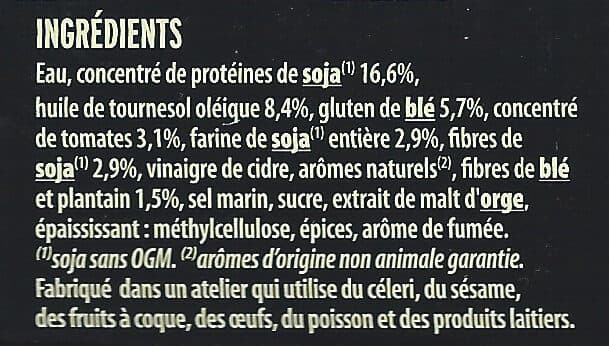 cereal bio Steaks soja & blé saveur barbecue packshot
