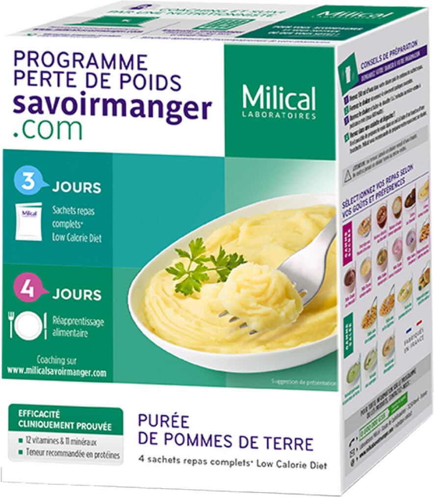 Milical Milical Programme Perte De Poids Purée De Pommes De Terre packshot