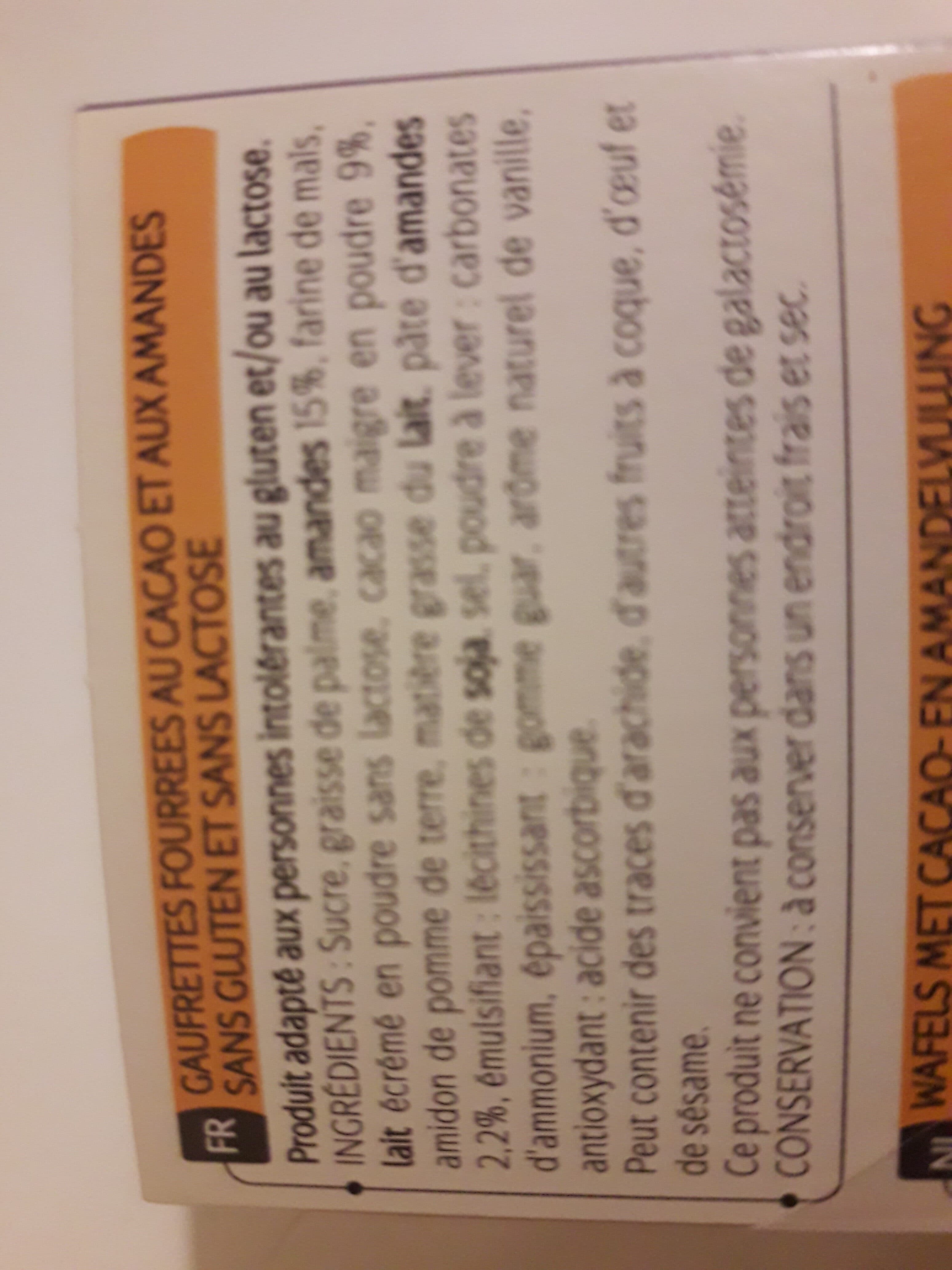 Allergo Gaufrette chocolat amande packshot