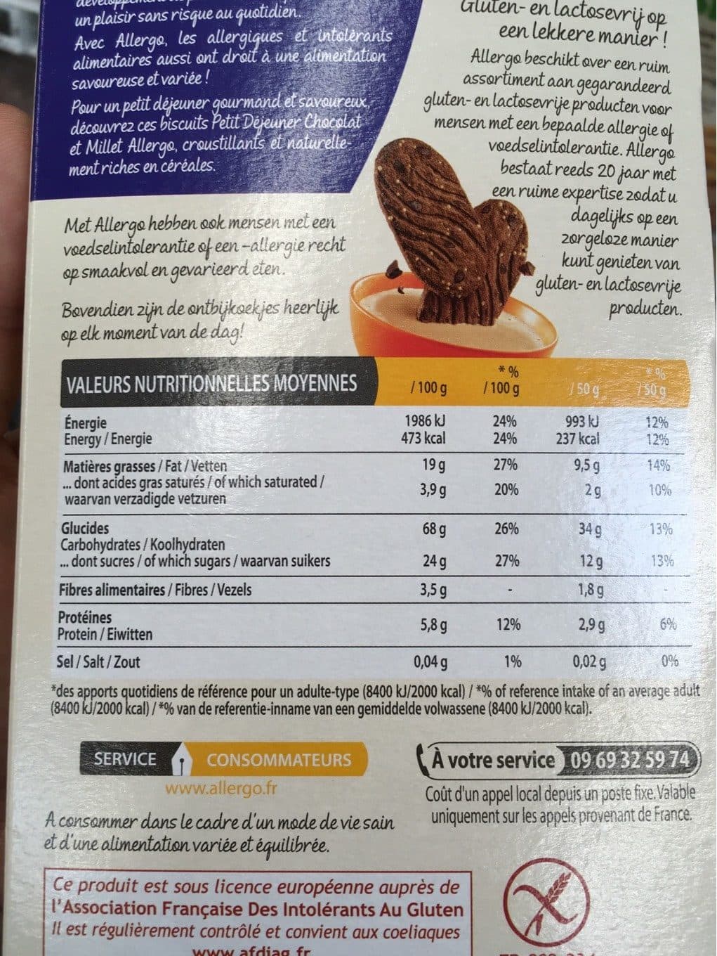Alergo Gaufrettes fourrees packshot